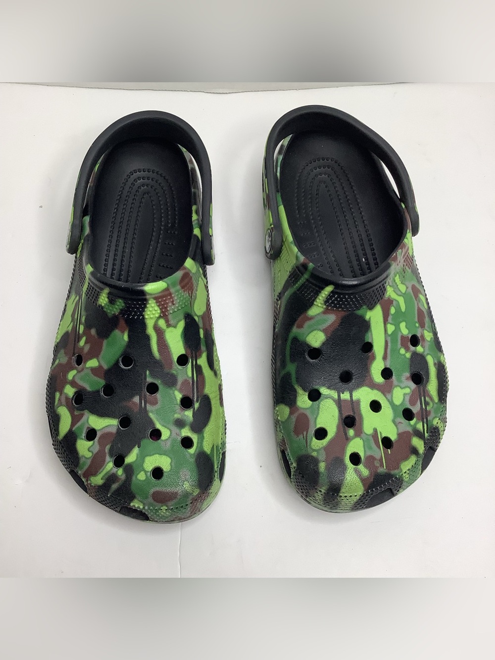 Crocs Camouflage Unisex Foam Clog - Green Camo